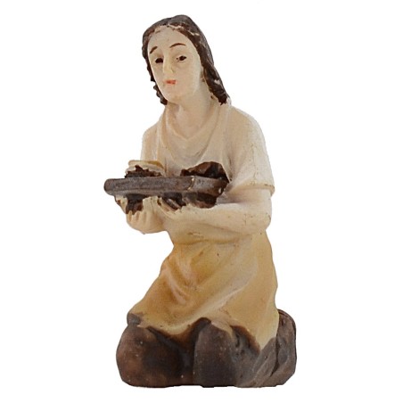 Escena de la circuncisión de Jesús, estatuas pascuales de 5 cm Mondo Presepi.