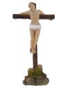 Estatuas de ladrones pascuales crucificados en el Calvario 5 cm