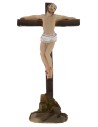 Estatuas de ladrones pascuales crucificados en el Calvario 5 cm