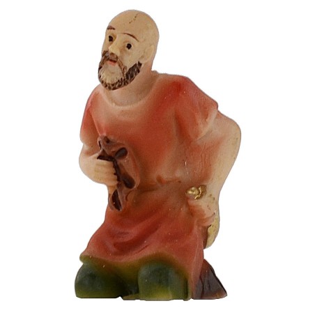 Escena de la Coronación de Espinas de las estatuas pascuales de 5 cm Mondo Presepi.