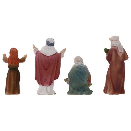 Estatuas Pascuales multitud que recibe a Jesús 5 cm