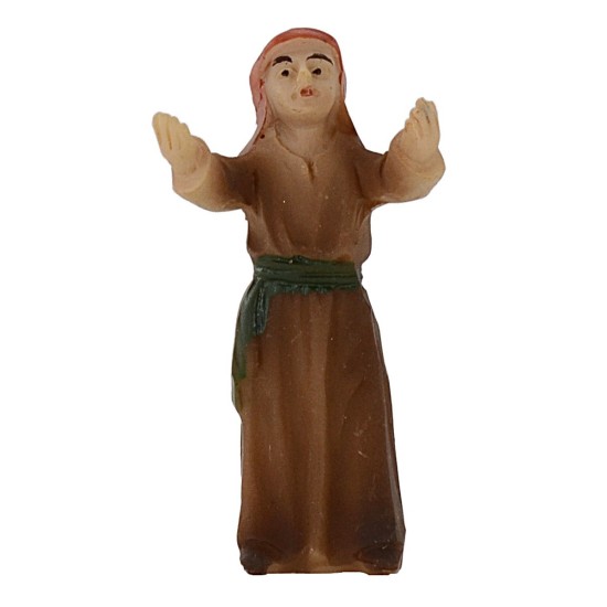 Estatuas Pascuales multitud que recibe a Jesús 5 cm