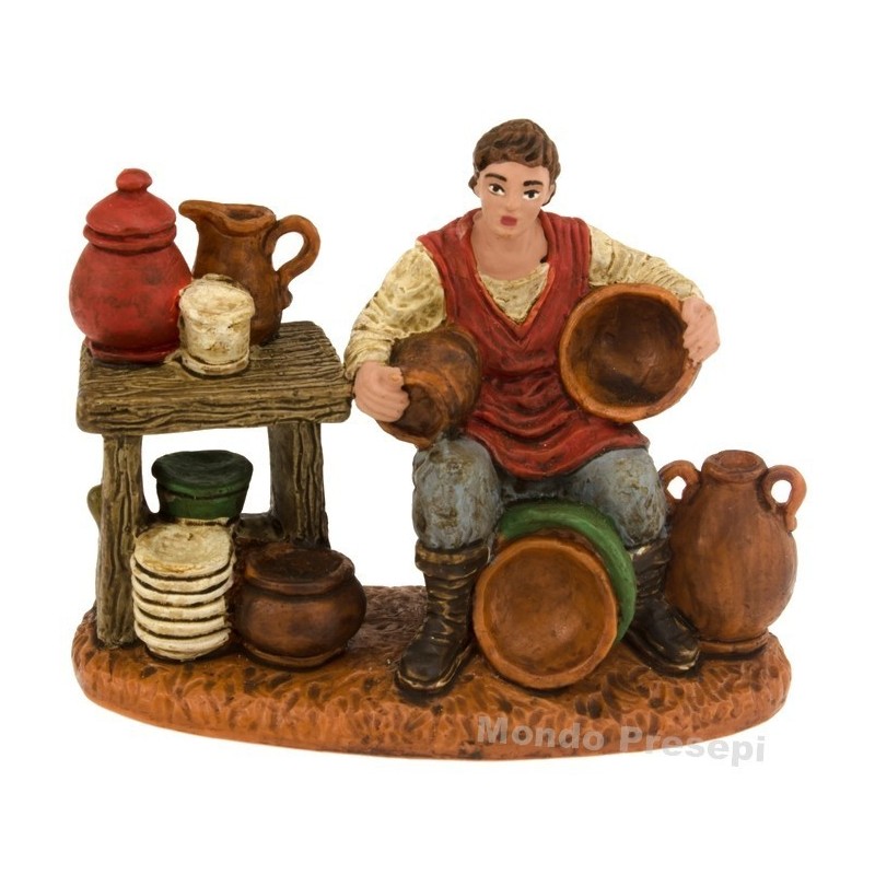 Seller of amphorae series cm 8 Oliver