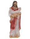 Statua Pasquale Buon Pastore con agnello 5 cm Mondo Presepi