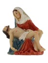 Estatua Pascual de Jesús muerto en los brazos de María 5 cm