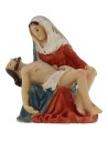 Statue Pasquale Jesus died in the arms of Mary 5 cm