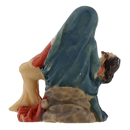 Estatua Pascual de Jesús muerto en los brazos de