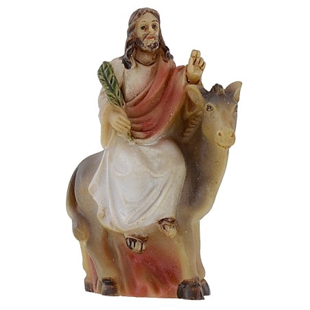 Statue Pasquali scena Domenica delle Palme 5 cm Mondo Presepi