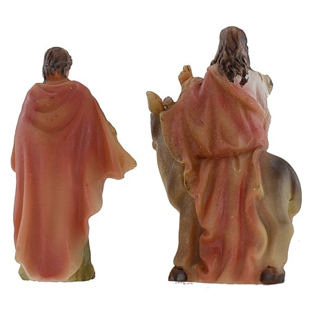 Statue Pasquali scena Domenica delle Palme 5 cm Mondo Presepi