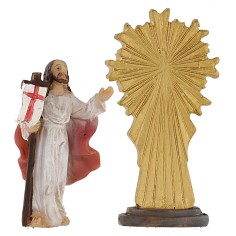 Estatua pascual aparición de Cristo resucitado 5 cm 2