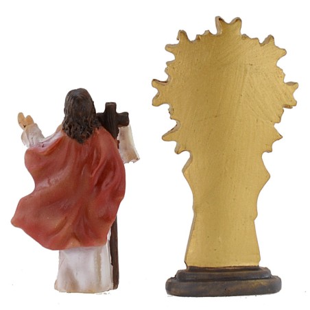 Estatua pascual aparición de Cristo resucitado 5 cm