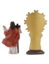 Statua Pasquale apparizione di Cristo risorto 5 cm Mondo Presepi