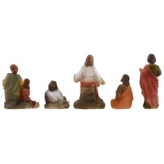 Estatuas de Pascua escena Sermón de la Montaña 5 cm Mundo Pesebres 2