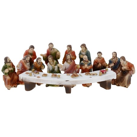 Estatuas de Pascua escena Última Cena 5 cm Mundo Pesebres