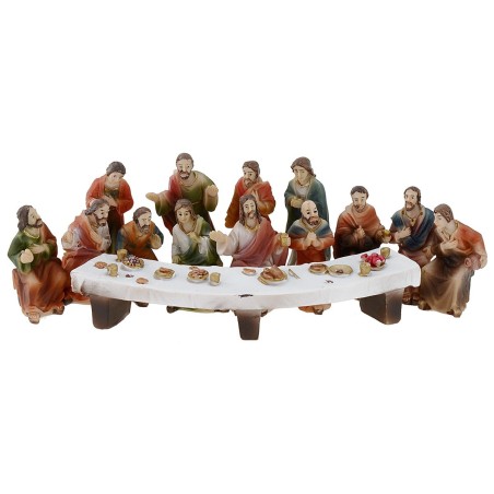 Statue Pasquali scena Ultima Cena 5 cm Mondo Presepi