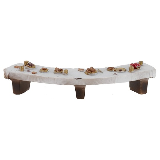 Estatuas de Pascua escena Última Cena 5 cm Mundo Pesebres