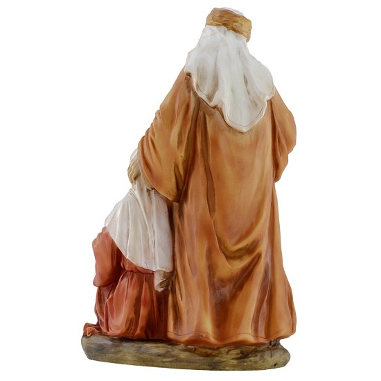 Natividad en resina cm 15x7x19,5 h Mundo Pesebres