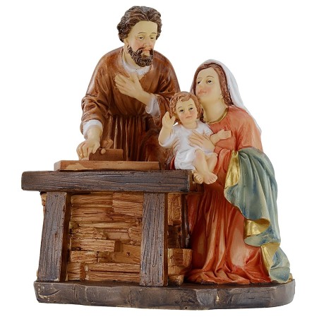 Familia de resina de 14x10x18 cm h Mundo Pesebres