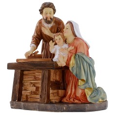 Familia de resina de 14x10x18 cm h Mundo Pesebres 2