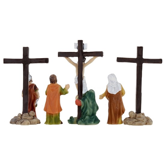 Statue Pasquale scene Crucifixion of Jesus 5 cm