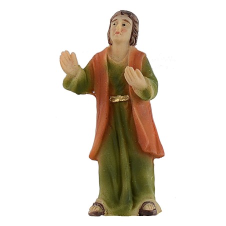 Escena de la Crucifixión de Jesús de estatuas pascuales de 5 cm Mondo Presepi