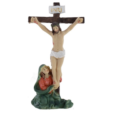Statue Pasquali scena Crocifissione di Gesù 5 cm Mondo Presepi