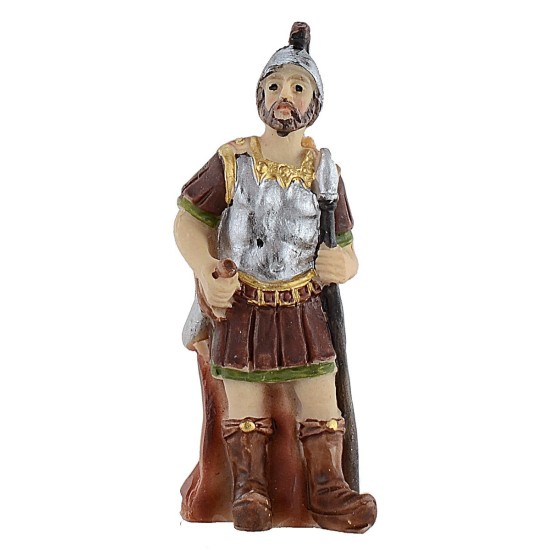 Escena de la Crucifixión de Jesús de estatuas pascuales de 5 cm Mondo Presepi