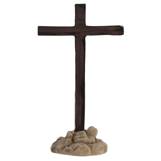 Escena de la Crucifixión de Jesús de estatuas pascuales de 5 cm Mondo Presepi