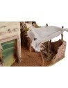 Belén árabe iluminado con campamento en funcionamiento cm 72x41x45 h