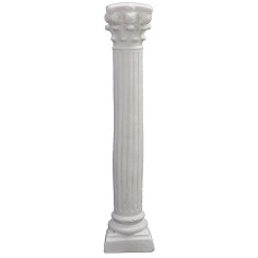 Semicolonna rigata cm 29 h presepe, semicolonna, gesso 2