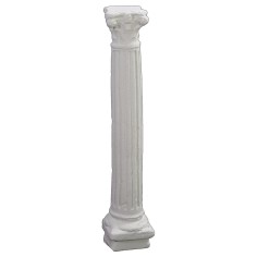 Semicolonna rigata cm 21 h