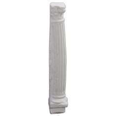 Semicolumna estriada de 21 cm de altura para belén, yeso, estriada, originalidad. 2