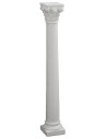 Columna lisa con capitel corintio cm 29,5 h columna