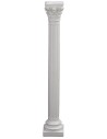 Columna estriada con capitel corintio de 25 cm de altura.
