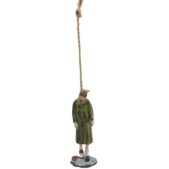 Hanged Judas 9 cm in resin