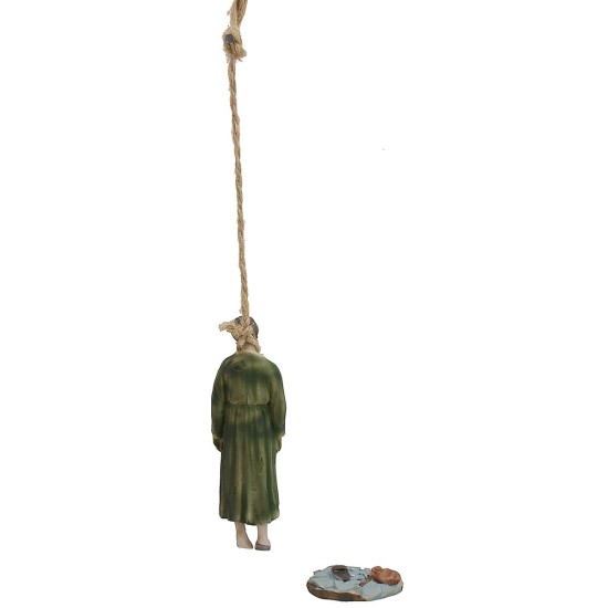 Judas ahorcado 9 cm en resina, ahorcado, estatuas