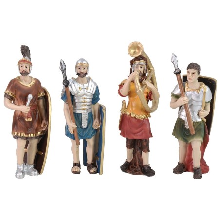 Soldados romanos de 9 cm Estatuas Pascuales Mundo Pesebres
