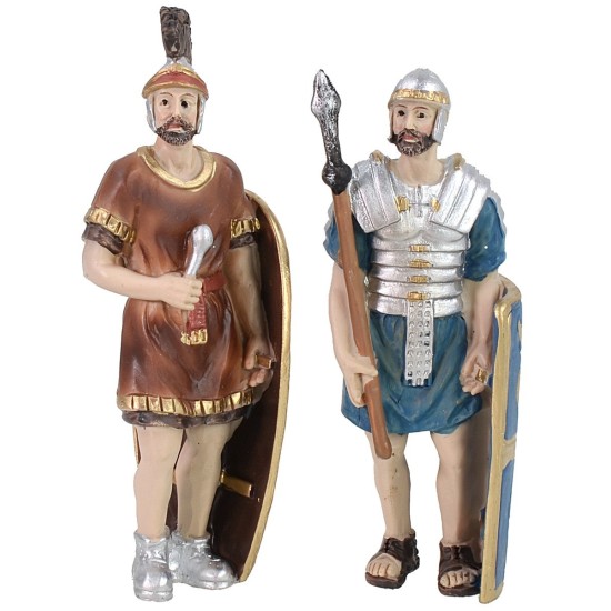 Soldados romanos de 9 cm Estatuas Pascuales Mundo Pesebres