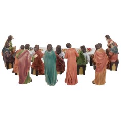 Ultima Cena cm 9 Statue Pasquali Mondo Presepi 2