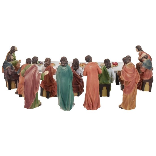 Última Cena cm 9 Estatuas Pascuales Mundo Pesebres