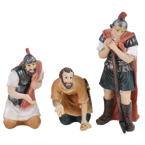 Estatuas Pascuales para la escena del Despojo de Jesús 9 cm Mundo Pesebres