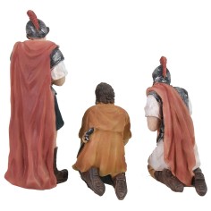 Estatuas de Pascua para la escena del Despojo de Jesús 9 cm 2