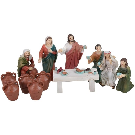 Easter Statues Wedding at Cana 9 cm