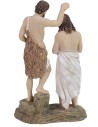 Statua Pasquale scena il Battesimo di Gesù 9 cm Mondo Presepi