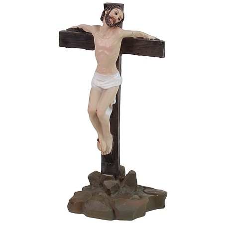 Escena de la Crucifixión de Jesús con los 2 ladrones de 9 cm Estatuas