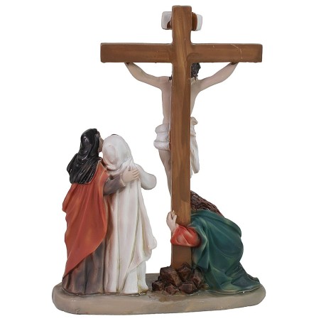Scena Crocifissione cm 9 statue Pasquali Mondo Presepi
