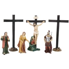 Crucifixion scene cm 9 Easter statues