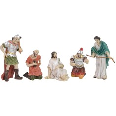 Scena Coronazione di Spine cm 9 Statue Pasquali Mondo Presepi