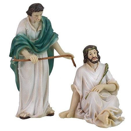 Escena Coronación de Espinas cm 9 Figuras Pascuales