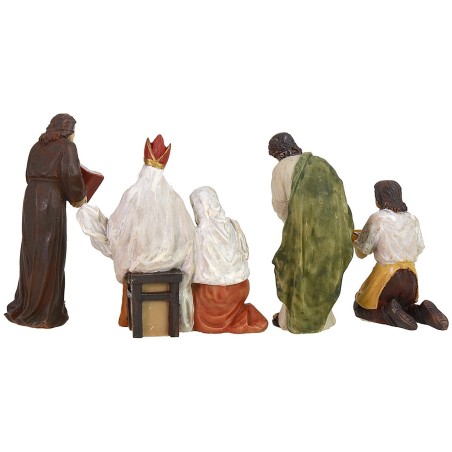 Escena de la circuncisión de Jesús cm 9 Figuras Pascuales Mundo Pesebres